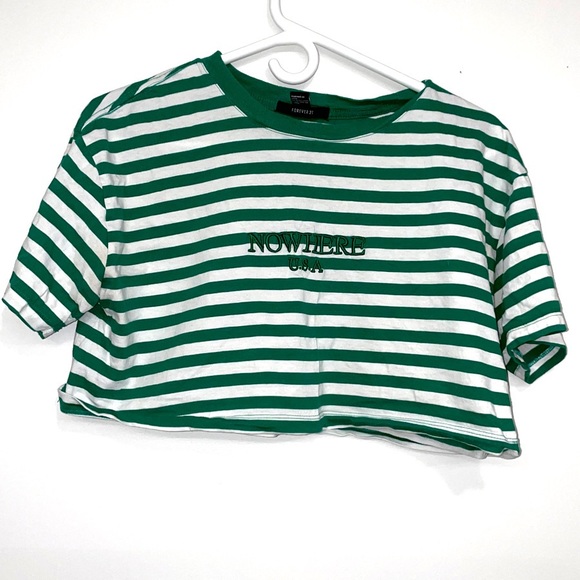 NOWHERE U.S.A Forever 21 Crop Top - Picture 1 of 1